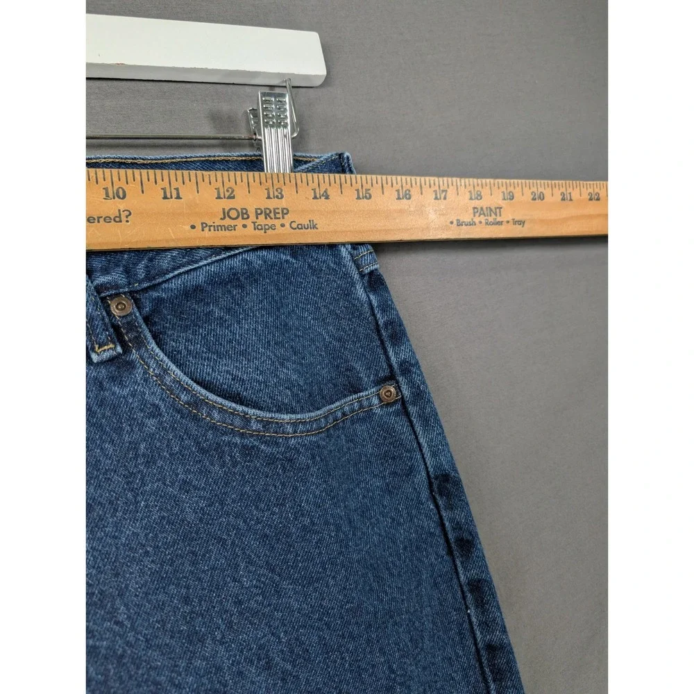 Wrangler Authentics Mens Regular Fit Straight‎ Leg Blue Denim Jeans 30x32